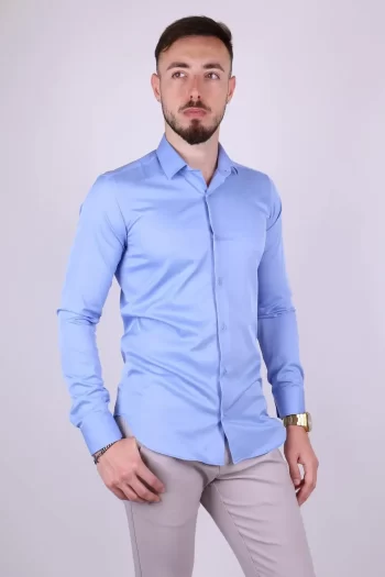 חולצה 600 כחול איטלקי